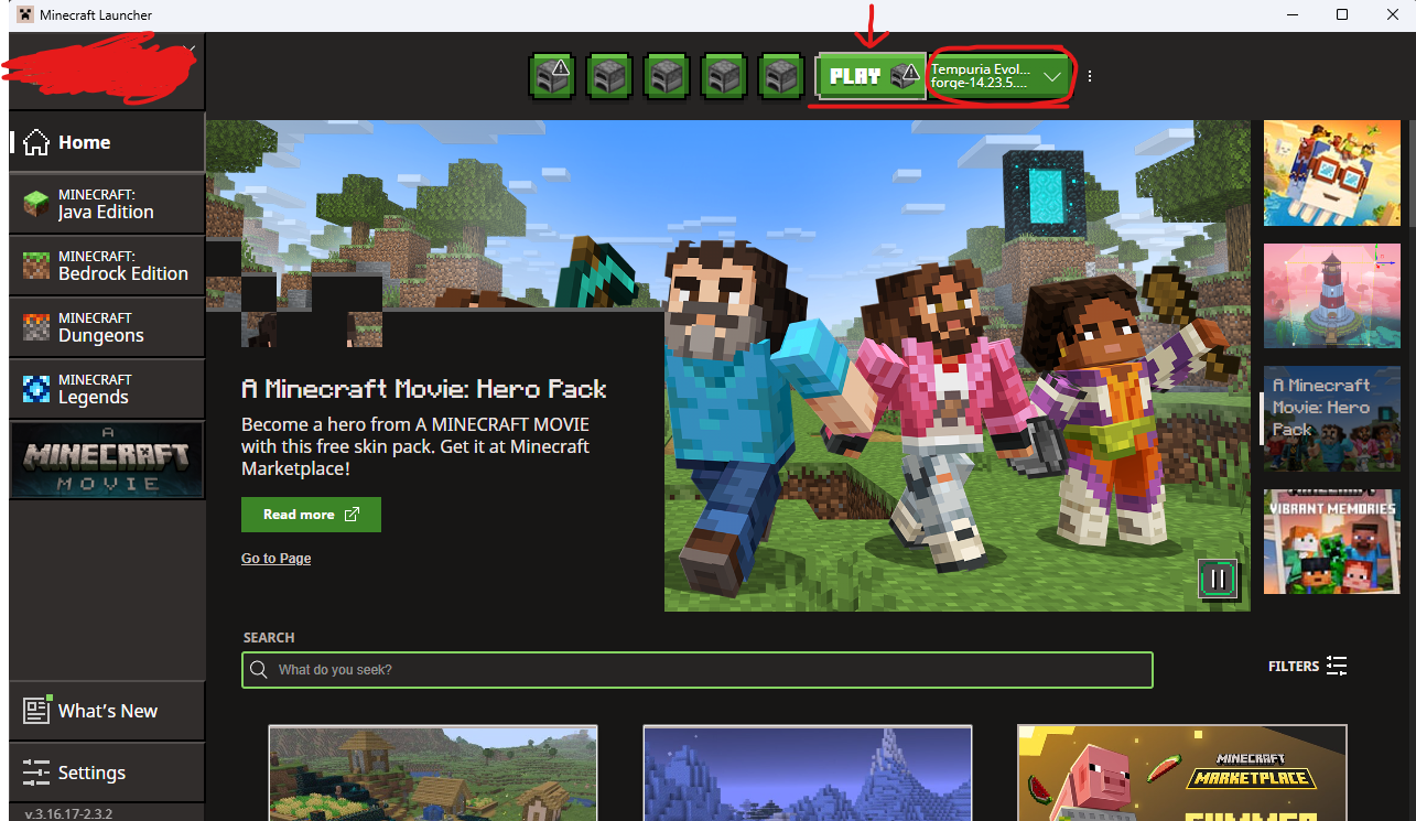 Minecraft Launcher Open