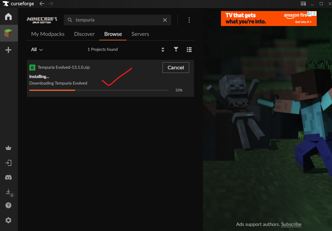 Install Modpack